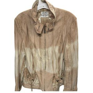 Leather Renditions Zip Up Jacket